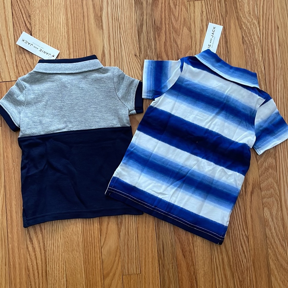 Bundle Lot of 2 Janie & Jack Polos 3-6 months - Picture 2 of 2
